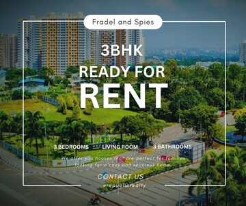 3 BHK Apartment – Exterior View View at Kolte Patil Life Republic Sec R7 7th Avenue I, Hinjewadi - for Rent