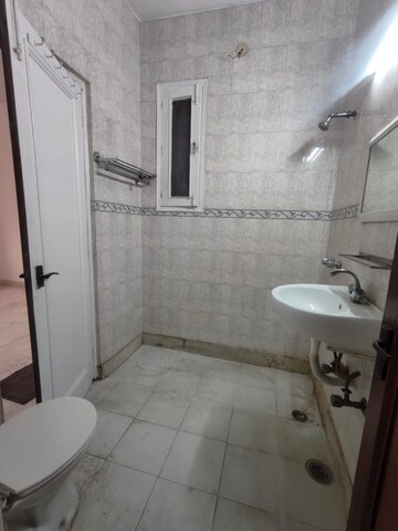 Bathroom in 3 BHK Builder Floor at Kalkaji – for Rent