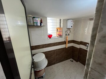 Bathroom in 1 BHK Apartment at Govind Dham Chs, Kalwa – for Rent