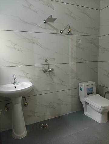 Bathroom in 3 BHK Builder Floor at Dhakoli Village – for Sale