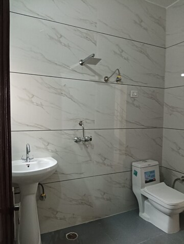 Bathroom in 2 BHK Builder Floor at Dhakoli Village – for Sale