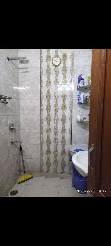 Bathroom in 2 BHK Builder Floor at East Of Kailash – for Rent