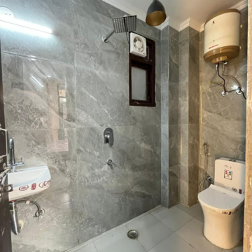 Bathroom in 1 BHK Apartment at Saket – for Rent