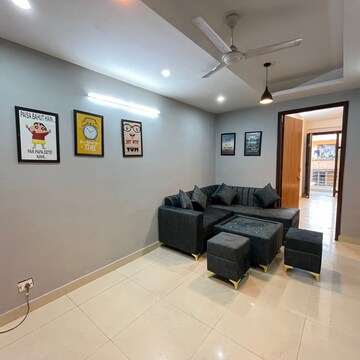 Living Room in 1 BHK Apartment at Saket – for Rent