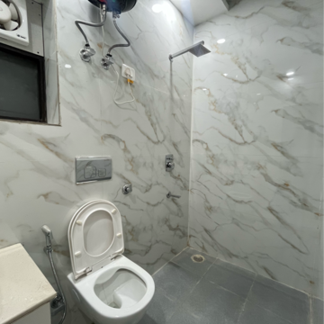 Bathroom in 1 BHK Apartment at Saket – for Rent