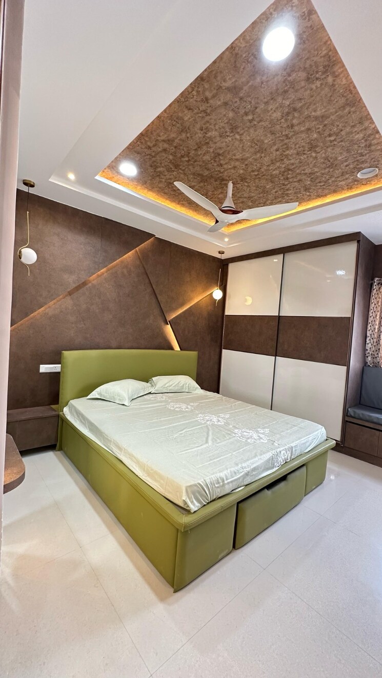 Master Bedroom, my-home-abhra 3 Bedroom 2310 Sq.Ft. Apartment In Madhapur Hyderabad 8213700
