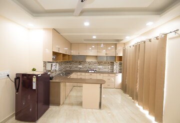 Kitchen in 3 BHK Builder Floor at Ansal Sushant Apartments, Sushant Lok I – for Rent