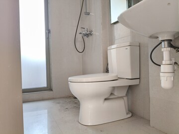 Bathroom in 1 BHK Apartment at Hiranandani The Walk, Ghodbunder Road – for Rent