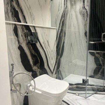 Bathroom in 4 BHK Builder Floor at Ansal Sushant Lok I, Sector 43 – for Rent