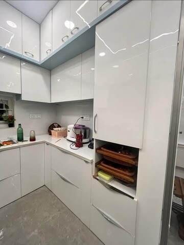 Kitchen in 3 BHK Apartment at Jayabheri Orange County, Gachibowli – for Rent