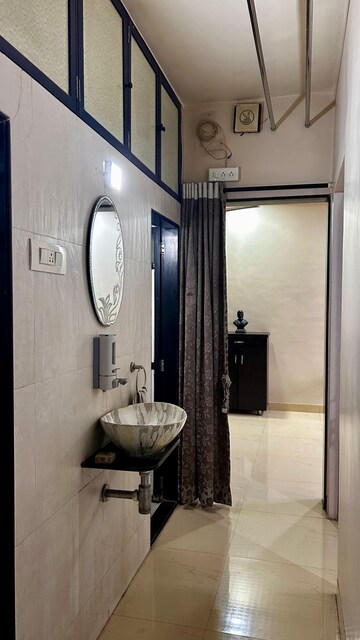 Bathroom in 1 BHK Apartment at Om Sadguru CHS, Ic Colony – for Rent