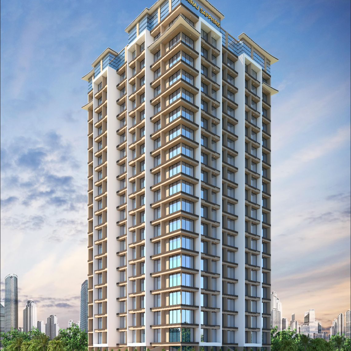 2 BHK + Pooja Room Apartment For Sale in Giriraj Sapphire