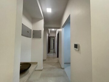 Building Lobby in 3 BHK Apartment at Omkar Alta Monte, Malad East – for Rent