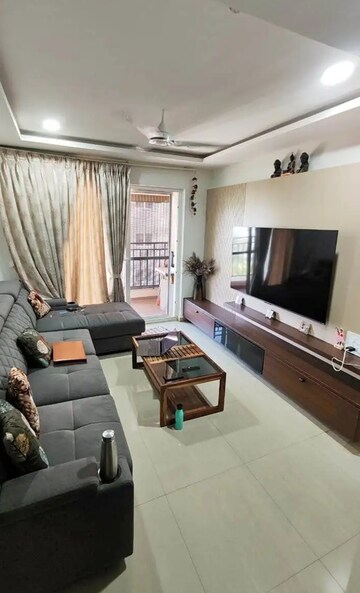 Living Room in 3 BHK Apartment at Golf Edge, Gachibowli – for Rent