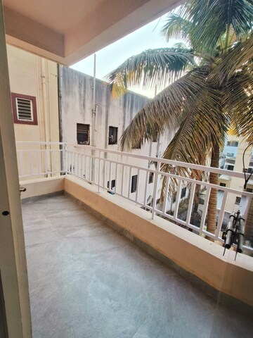 Balcony in 1 BHK Apartment at Wadgaon Sheri – for Rent