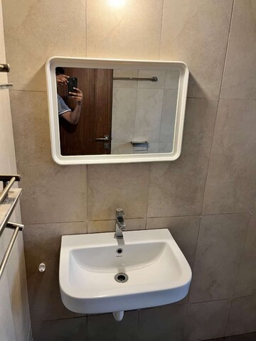 Bathroom in 2 BHK Apartment at Builders Combine Bella Vista, Bavdhan – for Rent