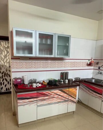 Kitchen in 3 BHK Apartment at Golf Edge, Gachibowli – for Rent