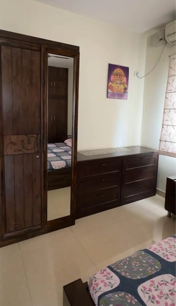 Bathroom in 3 BHK Apartment at Golf Edge, Gachibowli – for Rent
