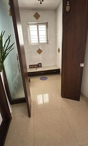 Bathroom in 3 BHK Apartment at Golf Edge, Gachibowli – for Rent