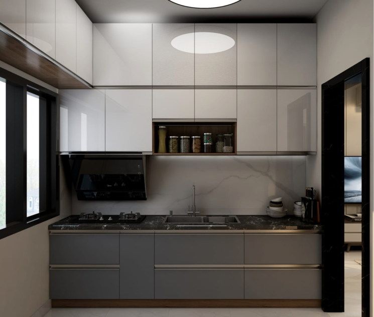 Kitchen, aastha-omkar 1 Bedroom 635 Sq.Ft. Builder Floor In Titwala Thane 8214207