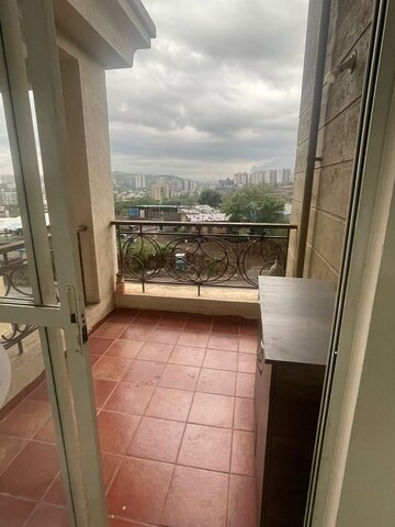 Balcony in 2 BHK Apartment at Nyati Equatorial, Bavdhan – for Rent