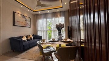 Living Room in 1 BHK Apartment at DLasa Heights, Nalasopara East – for Sale