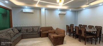 Living Room in 4 BHK Apartment at Dwarka Sector 12 – for Rent