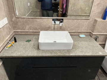 Bathroom in 1 BHK Independent House at Sector 82 – for Rent