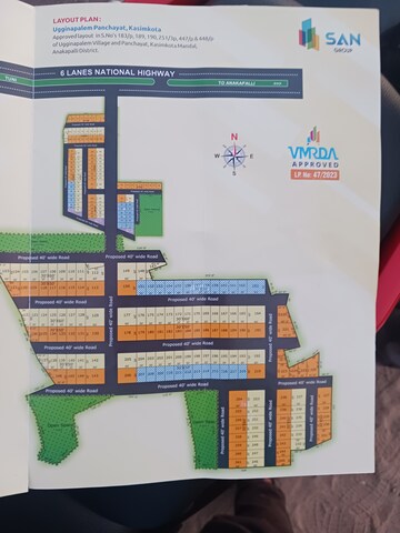  Plot – Map Location View at Sarada Colony - for Sale