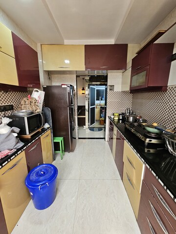 Kitchen in 3 BHK Apartment at Kalyan West – for Sale