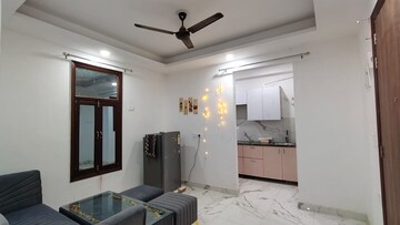 Living Room in 1 BHK Builder Floor at Freedom Fighters Enclave – for Rent