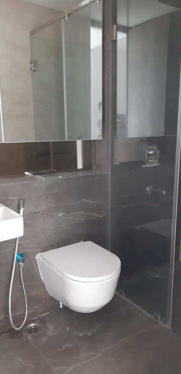 Bathroom in 2 BHK Apartment at Lodha Parkside, Worli – for Rent
