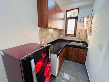Kitchen in 1 BHK Builder Floor at Freedom Fighters Enclave – for Rent