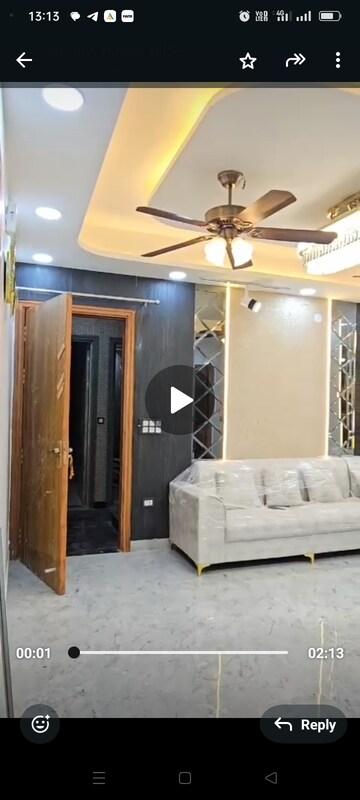 Bedroom in 3 BHK Builder Floor at Vipin Garden – for Sale