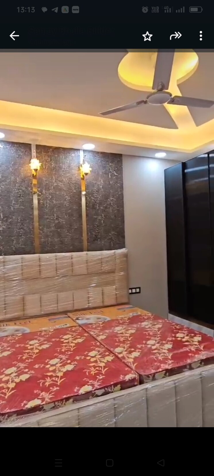 Bedroom, vipin garden 3 Bedroom 9990 Sq.Ft. Builder Floor In Vipin Garden Delhi 8214829