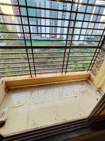 Balcony in 1 BHK Apartment at Saurabh Crystal Pallazo, Nalasopara West – for Rent