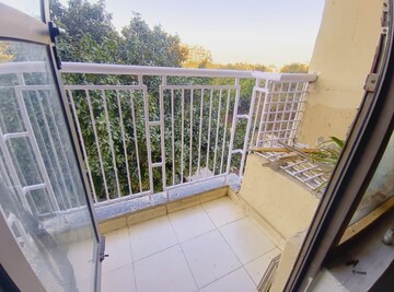 Balcony in 2 BHK Apartment at Unitech Uniworld Gardens 2, Sector 47 – for Rent