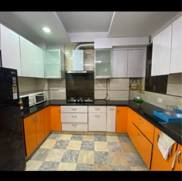 Kitchen in 3 BHK Builder Floor at Greater Kailash I – for Rent