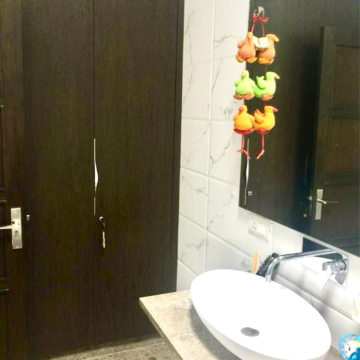 Bathroom in 2 BHK Builder Floor at Greater Kailash ii – for Rent