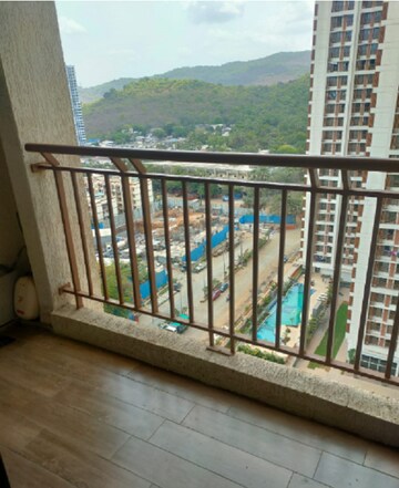 Balcony in 1 BHK Apartment at MICL Aaradhya Highpark, Mira Road – for Rent