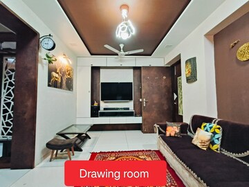 Living Room in 3 BHK Apartment at South Bopal – for Rent