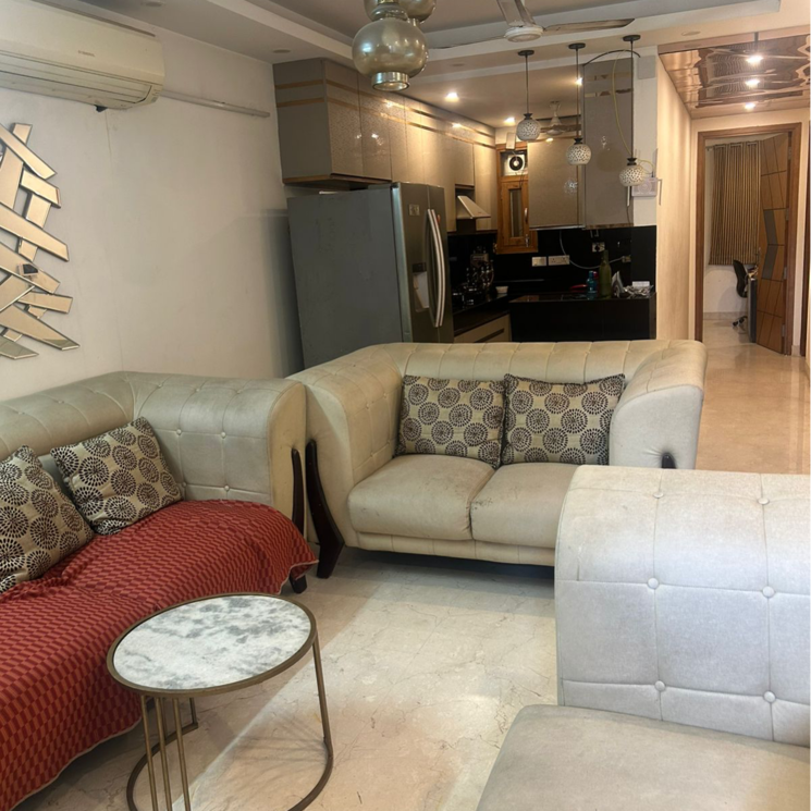 Living Room, chittaranjan park 1.5 Bedroom 1400 Sq.Ft. Builder Floor In Chittaranjan Park Delhi 8215659