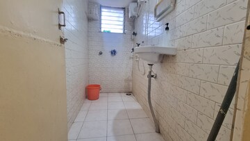 Bathroom in 1 BHK Apartment at Mathura CHS, Malad West – for Rent