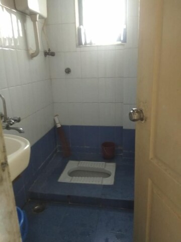 Bathroom in 2 BHK Apartment at Nandvijay CHS, Kopar Khairane – for Rent