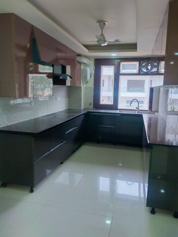 Kitchen in 4 BHK Builder Floor at Ansal Sushant Lok I, Sector 43 – for Rent