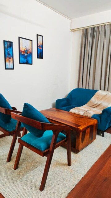 Living Room in 1 RK Apartment at Maple Heights, Sector 43 – for Rent
