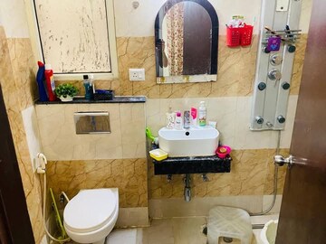 Bathroom in 3 BHK Apartment at VVIP Addresses, Raj Nagar Extension – for Rent