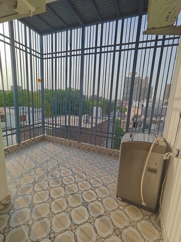 Balcony in 2 BHK Builder Floor at Ansal Sushant Apartments, Sushant Lok I – for Rent