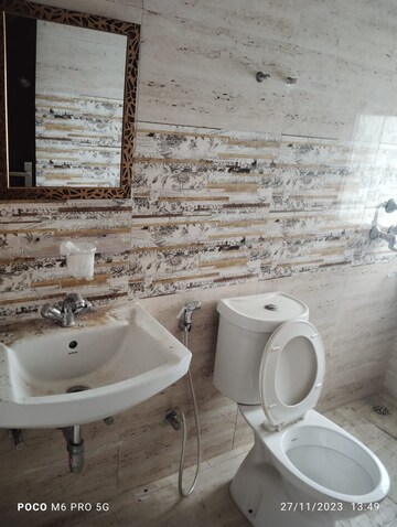Bathroom in 3 BHK Apartment at Amrapali Golf Homes, Sector 4, Greater Noida – for Rent