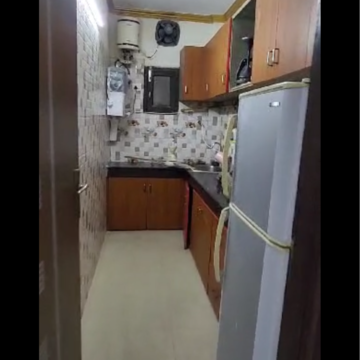 Kitchen in 2 BHK Builder Floor at Kalkaji – for Rent